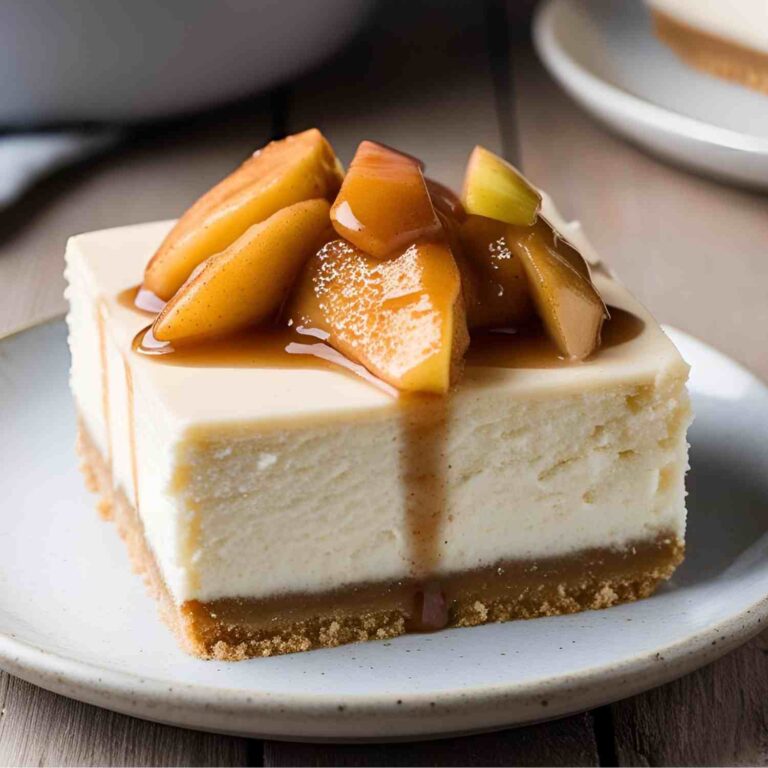 Apple Cheesecake Bars